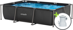 VirtuFit Rechthoekig Zwembad - 300 x 210 cm - Inclusief Filterpomp