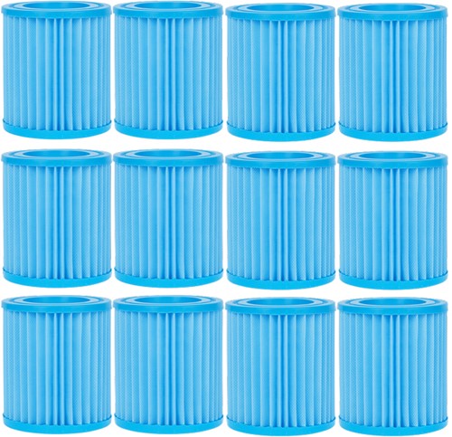 VirtuFit Voordeelbox Anti Bacteriële Cartridge Filterpomp Type H 12x
