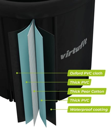 VirtuFit Ijsbad XXL Materiaal - ENG
