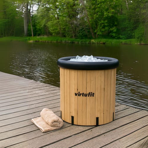 VirtuFit IJsbad XXL - 375 Liter - Wood Look - Inclusief accessoires-2