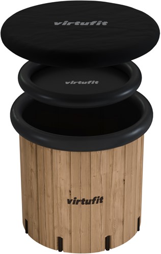 VirtuFit IJsbad XXL - 375 Liter - Wood Look - Inclusief accessoires - Tweedekans-2