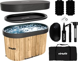 VirtuFit IJsbad Ovaal - Wood Look - 500 Liter - Inclusief accessoires