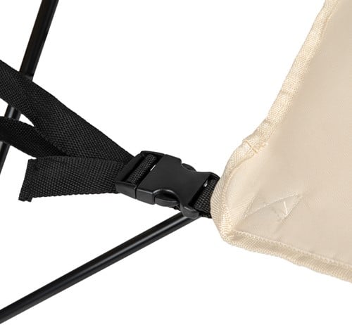 Detail buckle voetensteun