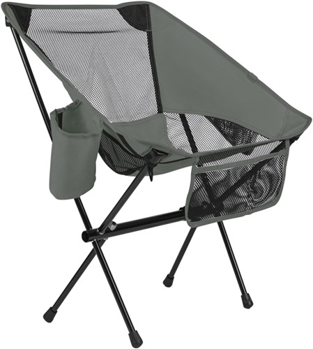 VirtuFit Camping Stoel Compact - Strandstoel  - Grijs - Tweedekans-3