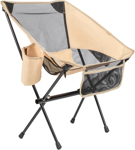 VirtuFit Camping Stoel Compact - Strandstoel - Beige-3