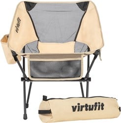 VirtuFit Camping Stoel Compact - Strandstoel - Beige