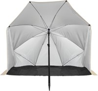 VirtuFit Strandparasol - Windscherm - 160 cm - Beige-2