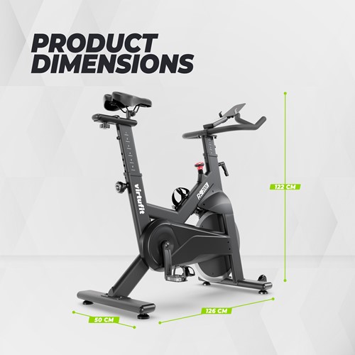 Infographic over de afmetingen van de RS200i