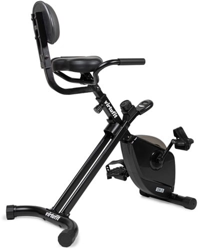 VirtuFit DB100 Opvouwbare Deskbike met Rugleuning - Bureaufiets met Computer - Gratis trainingsschema
