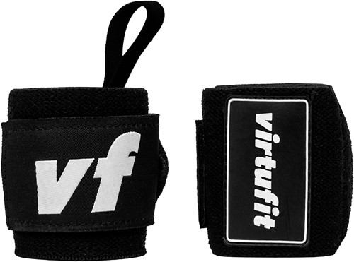 VirtuFit Elastische Wrist Wraps - Zwart