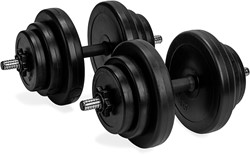 Fitwinkel.nl VirtuFit Verstelbare Dumbbellset - Vinyl - 2 x 14 kg (28 kg) aanbieding