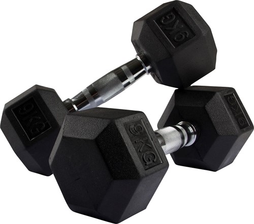 VirtuFit Hexa Dumbell 9 kg