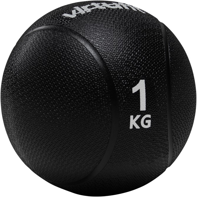 VirtuFit Wall Ball Set Pro - Set Di 3 Palline Mediche Da Parete: 2 Kg, 4 Kg E 6 Kg, Rivestimento In Similpelle Kevlar
