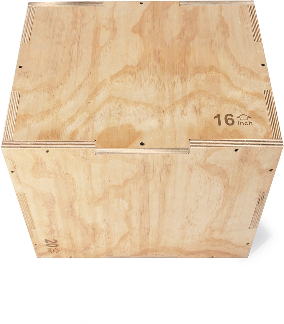 VirtuFit Houten Plyo Box - Klein - 40 x 45 x 50 cm | Fitwinkel.nl