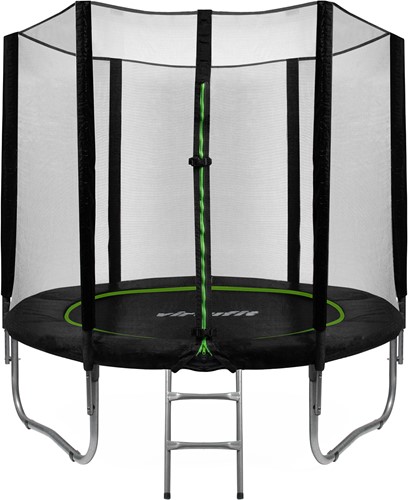 VirtuFit Trampoline met Veiligheidsnet - Zwart - 305 cm