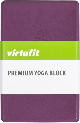 VirtuFit Premium Yoga Blok - EVA Foam - Mulberry-3