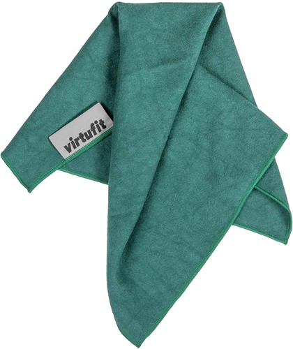 VirtuFit Premium Yoga Handdoek - 76 x 51 cm - Ocean Green