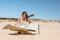 VirtuFit Strandmat - Beige - sfeerafbeelding 2