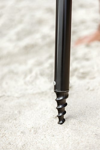 VirtuFit Strandparasol - Windscherm - 180 cm - Grijs - sfeerafbeelding 2