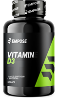 Empose Nutrition Vitamine D3 - 90 Capsules