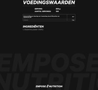 Empose Nutrition 100% L-Glutamine poeder - Unflavoured - 500gr-2
