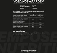 Empose Nutrition Whey Protein - Eiwit Poeder - Vanille - 2270 gram-3