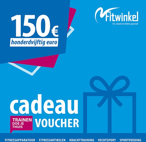 Fitwinkel Cadeaubon - 150 euro