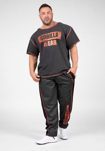 Gorilla Wear Wallace Mesh Pants - Grijs/Oranje-2