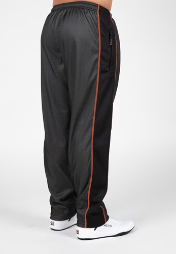 Gorilla Wear Wallace Mesh Pants - Grijs/Oranje-3