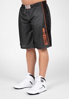 Gorilla Wear Wallace Mesh Shorts - Grijs/Oranje - S/M