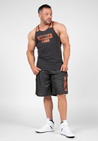 Gorilla Wear Wallace Mesh Shorts - Grijs/Oranje-3
