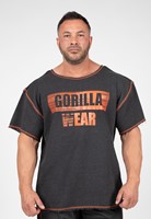 Gorilla Wear Wallace Workout Top - Grijs/Oranje - S/M
