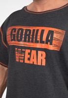 Gorilla Wear Wallace Workout Top - Grijs/Oranje-2