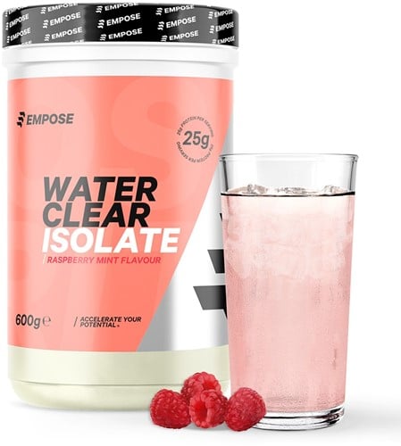 Empose Nutrition Water Clear Isolate - Proteine Ranja - Eiwit Poeder - 600 gr - Framboos / Munt