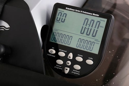 waterrower m1 lorise roeitrainer display