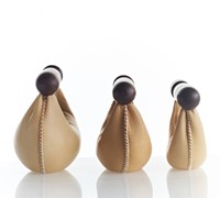 Nohrd Swing Bell - Set van 2 - Walnoot-3