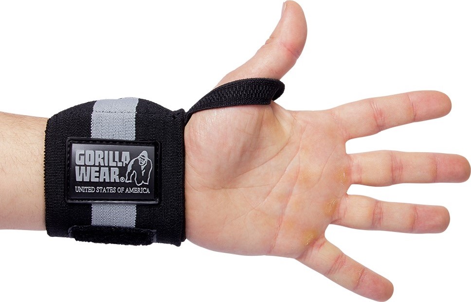 bespotten Bloedbad Modieus Gorilla Wear Wrist Wraps Ultra - Zwart/Grijs | Fitwinkel.nl