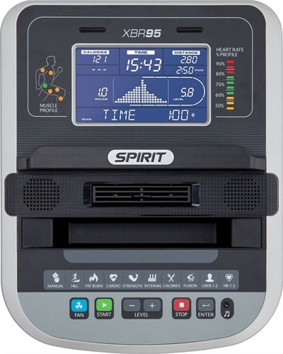 Spirit Fitness Home XBR95 Recumbent Bike - Ligfiets - Gratis trainingsschema-2
