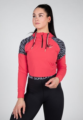 Gorilla Wear Zion Cropped Hoodie - Rood - S