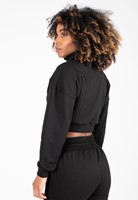Gorilla Wear Ocala Cropped Half-Zip Sweatshirt - Zwart-2