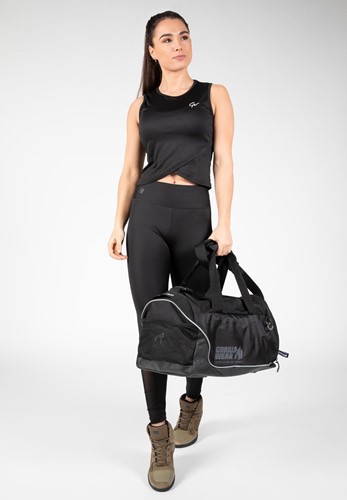 Gorilla Wear Estelle Twisted Crop Top - Zwart-3