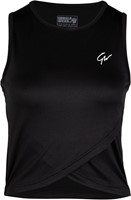 Gorilla Wear Estelle Twisted Crop Top - Zwart